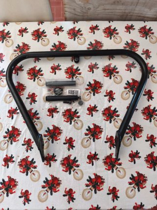 Crash Bar Harley Davidson Dyna Raw Metal Racer