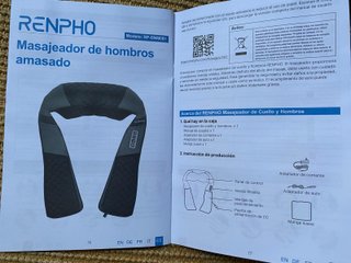 Masajeador Shiatsu para cuello y hombros con calor
