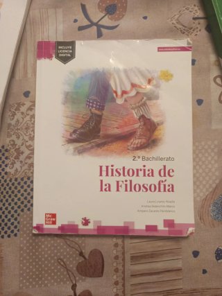 Historia de la filosofía, 2 Bachillerato