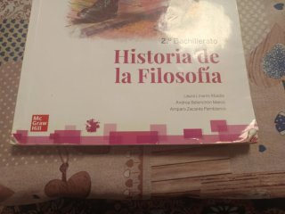 Historia de la filosofía, 2 Bachillerato