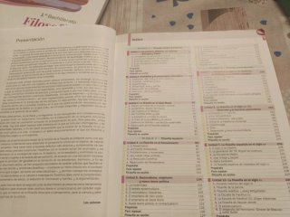 Historia de la filosofía, 2 Bachillerato