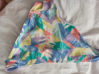 Bañador Decathlon estampado tropical