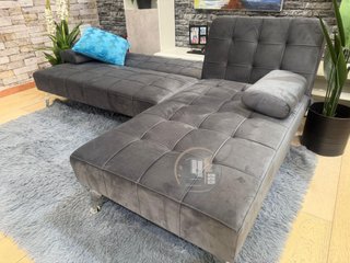 Nuevo sofa cama chaise longue - gris