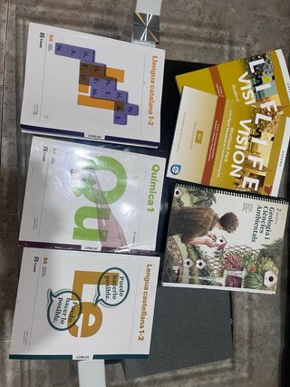 Libro Lengua Castellana 1-2 (entre otros)