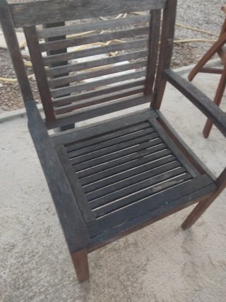 Sillón de teka