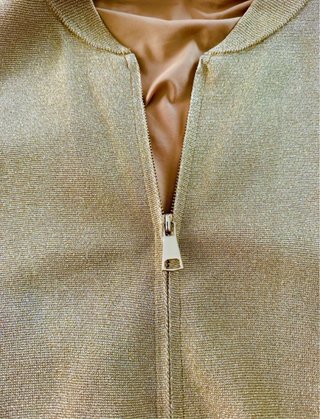 Bomber dorada Zara mujer