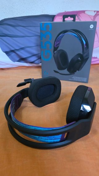 Logitech G535 Lightspeed Inalámbrico Negro/Morado