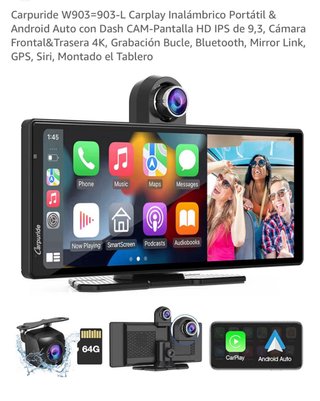 Apple CarPlay y Android Auto Carpuride  W903