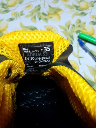 Botas de seguridad Bee Work Talla 35