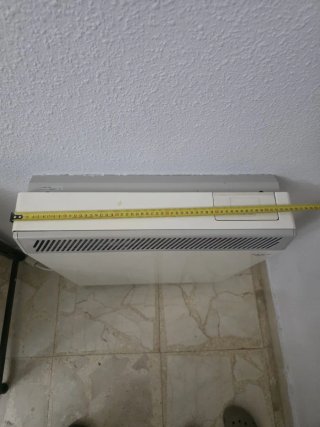 7 Radiadores Eléctricos Beige con ladrillos reflec