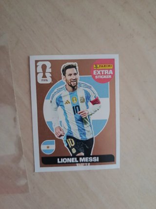 Cromo Mundial 2026 Messi Bronce Extra Sticker