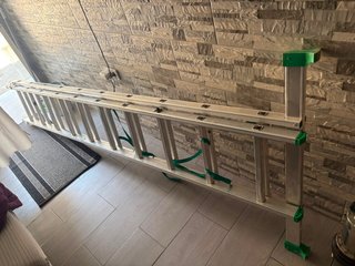 Escalera extensible aluminio