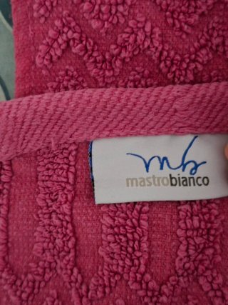 Asciugamano fucsia 100% cotone