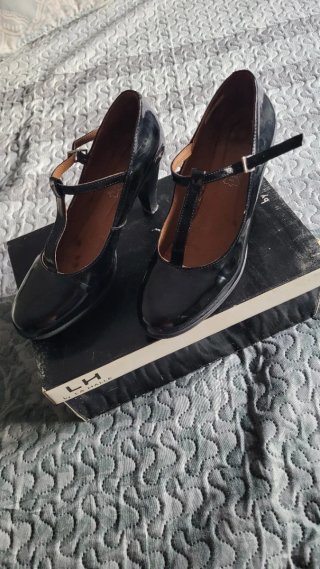 Zapatos de salón charol La Halle negros