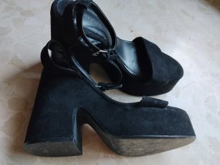 Sandalias plataforma Bershka talla 37