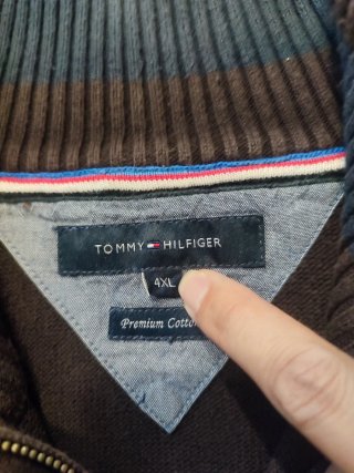 Sudadera Tommy Hilfiger Hombre Marrón