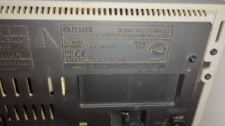 Equipo de música Aiwa CD, Cassette, Radio