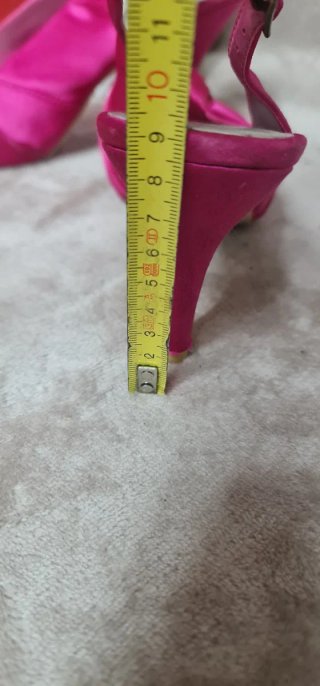 Sandalias Pilar Monet Tacon Talla 38 Rosa