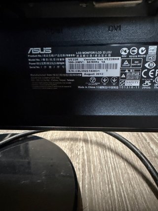 Monitor Asus Negro