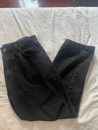Pull&Bear Jean Baggy Negro Talla 42
