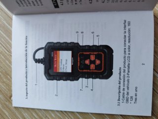 Escáner monitor centralita OBD2 V600 Wangwxk