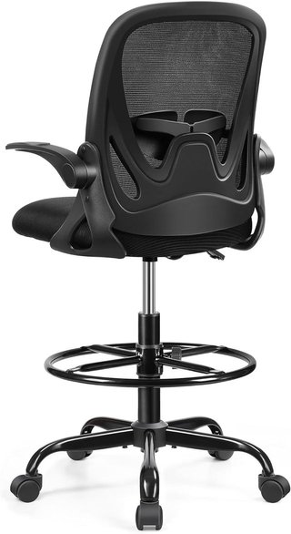 Silla de oficina ergonómica con reposabrazos