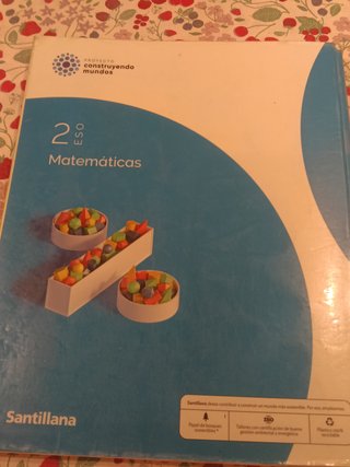 Libro de Matemáticas, 2ESO, SANTILLANA