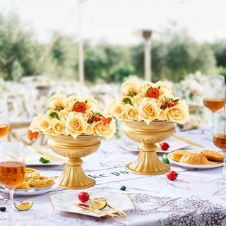 10 Vasi per fiori da matrimonio in metallo alti 16