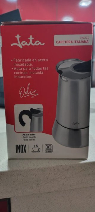 Cafetera Italiana Jata Odin Inox