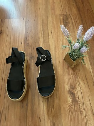 Sandalias Plataforma Negras