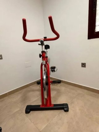 Bicicleta Estática Spider Pro Care Roja