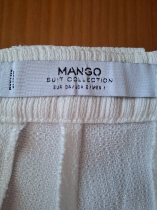 Pantalones cortos blancos Mango