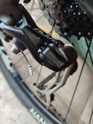 Bicicleta de Montaña Negra y Verde