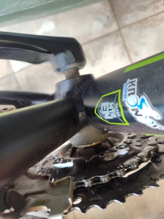 Bicicleta de Montaña Negra y Verde
