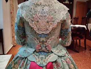 Traje Fallera Niña + traje fallero niño a conjunto