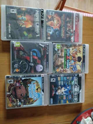 Lote 6 Juegos PS3