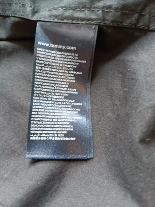 Camisa Tommy Hilfiger Negra Hombre