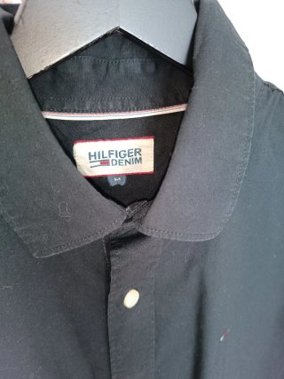 Camisa Tommy Hilfiger Negra Hombre