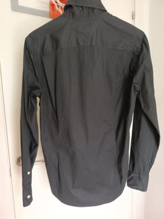 Camisa Tommy Hilfiger Negra Hombre