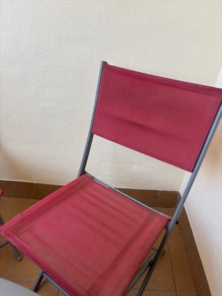 Conjunto mesa y sillas terraza
