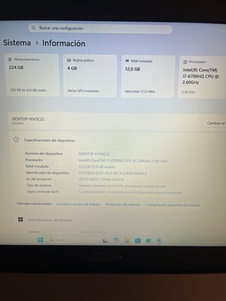 Lapto Portátil ASUS SSD GTX 1050