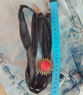 Bolo tie Sol rojo Estilo Western Corbata cowboy