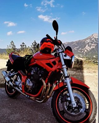 Suzuki Bandit 650 GSXF 2005 Roja