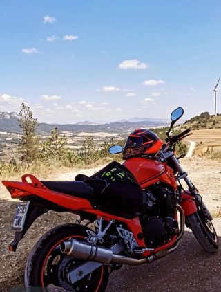 Suzuki Bandit 650 GSXF 2005 Roja