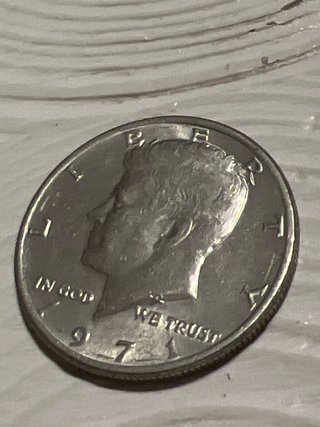 🇺🇸 Moneta Vintage Mezzo Dollaro JFK Kennedy (1971)