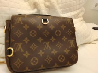 Louis Vuitton Métis Marrón y Dorado