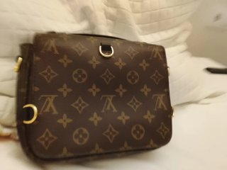 Louis Vuitton Métis Marrón y Dorado