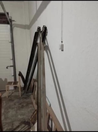 Puerta de garaje sin motor