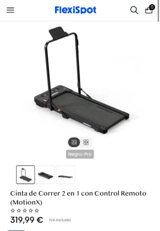 Cinta de correr Flexispot plegable