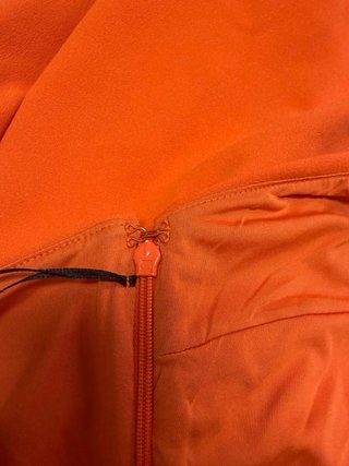Tubino estivo scollo a fascia arancione